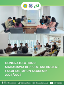 SELAMAT! ATAS TERPILIHNYA MAHASISWA BERPRESTASI TINGKAT FAKULTAS TAHUN AKADEMIK 2025/2026