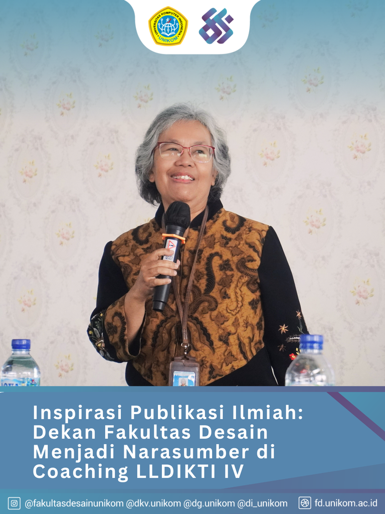 Inspirasi Publikasi Ilmiah: Dekan Fakultas Desain Menjadi Narasumber di Coaching LLDIKTI IV.
